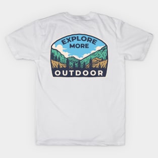 Explore Mountains - Outdoor Adventure T-Shirt